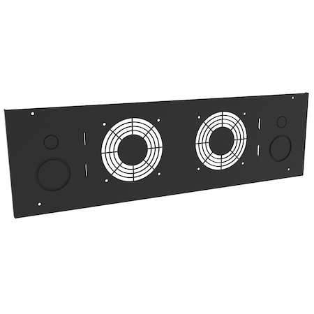 Hammond 3U SDC CONDUIT/FAN Panel SDC3UCFP
